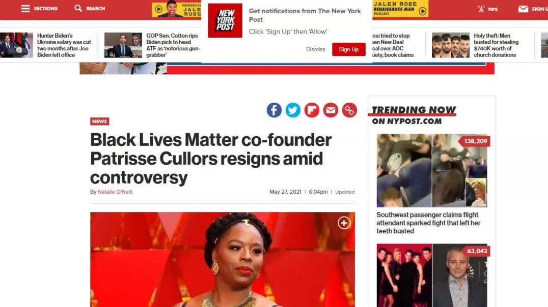 Patrisse Cullors calls it quits