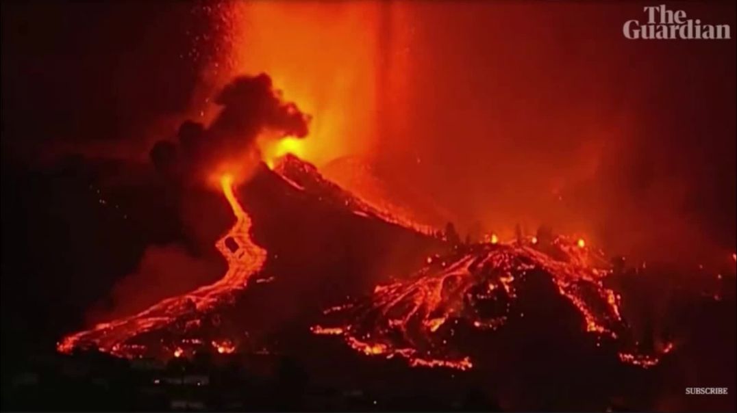 Spain!! A Depiction of Hell In The Canary Islands After Volcanic Eruption