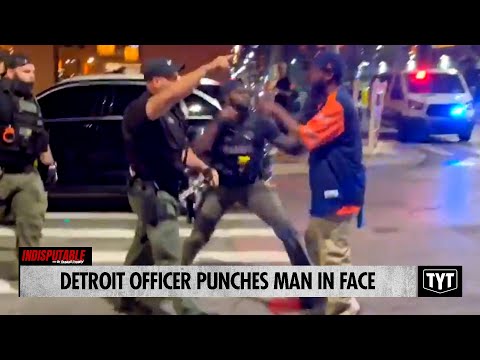 Detroit Officer PUNCHES Man In Face