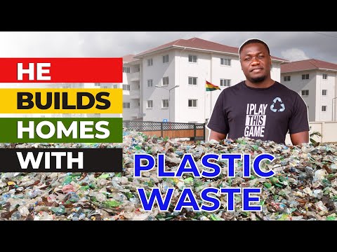 Man sets to END homelessness by building HOMES with recycling Plastic waste.....