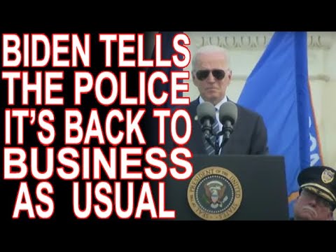 Biden Doubles Down On Backing The Badge & Fear Will Be Dems Strategy for 2022 And Beyond