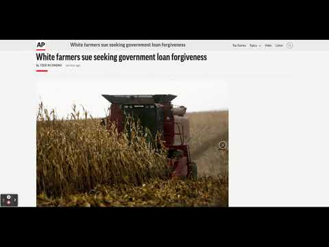 White farmers sue to take loans from disadvantage farmers
