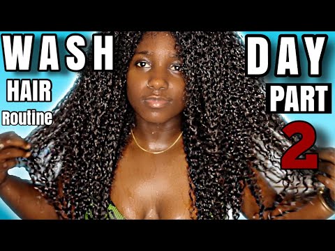 *PART 2* MY ULTIMATE HEALTHY HAIR GROWTH ROUTINE| Wash Day Edition| Moisture and LENGTH RETENTION
