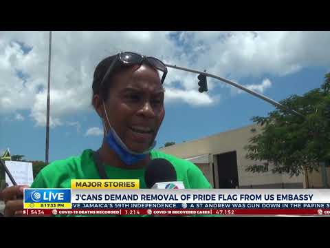 Jamaicans Demand Removal of Pride Flag from US Embassy | News | CVMTV