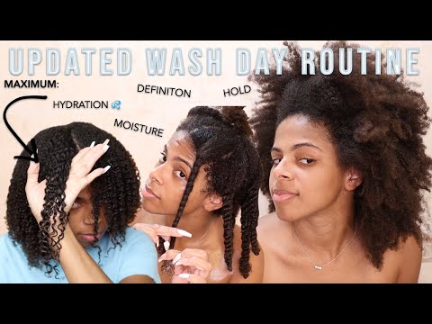 UPDATED Wash Day Routine for My Low Porosity, High Density Type 4 Hair | BEST Wash & Go Yet ???