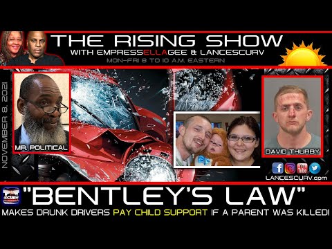 BENTLEY'S LAW: MAKES DRUNK DRIVERS PAY CHILD SUPPORT IF A PARENT WAS KILLED!