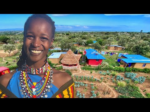 Masai Woman Builds Beautiful Off-Grid Homestead in the African Bush