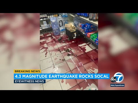 Carson Earthquake: Footage Captures Moment Quake Rattled Southland