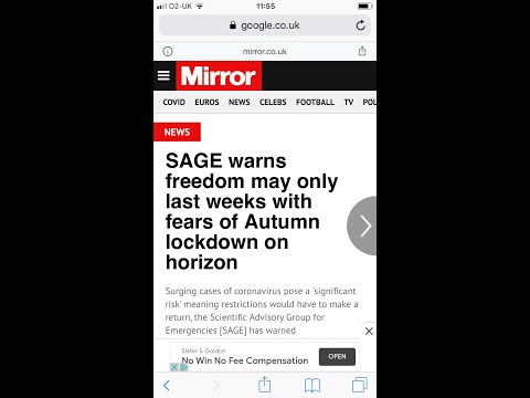 Scientists warn freedom may only last weeks with fears of Autumn lockdown in UK