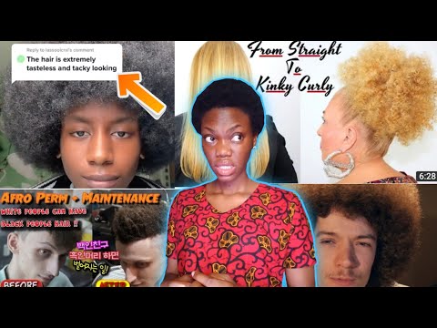 ⁣AFRO HAIR IS TACKY AND TASTLESS ON BLACKS but classy and beautiful on whites? Tiktok Saga