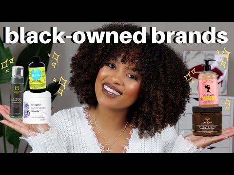 my favorite BLACK OWNED natural hair brands + products