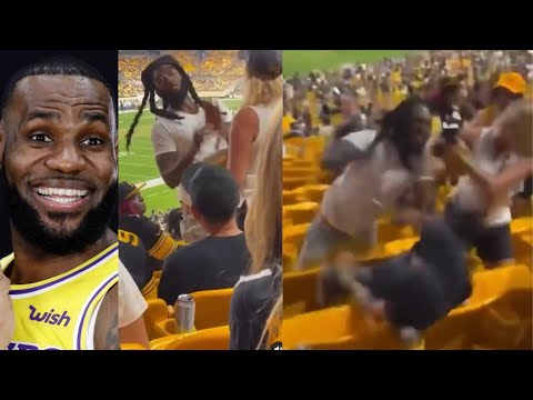 Woman Slaps Man At Steelers Game & Gets Her Boyfriend Knocked Out!