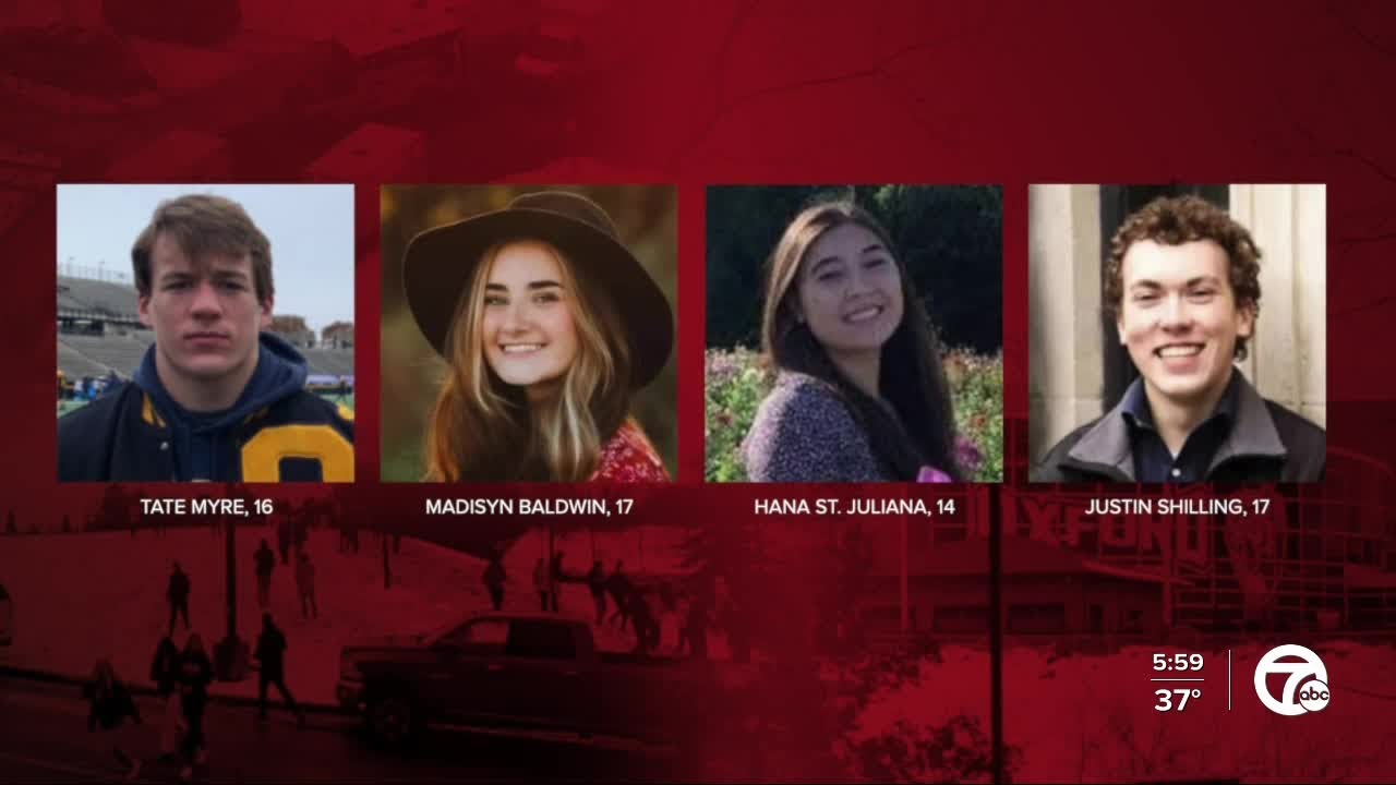 ⁣Victims of White INCEL Oxford School Shooting