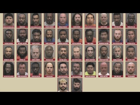 More than 100 arrested, Victims Rescued in Florida Human Trafficking Sting