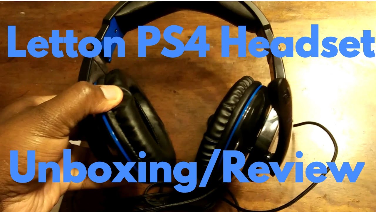 PS4 Letton Headset unboxing review...