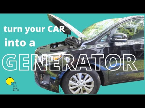 ⁣COOL TOOL turn your car into a GENERATOR