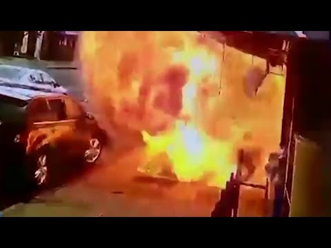 Shocking Video: Man Survives NYC Sidewalk Explosion