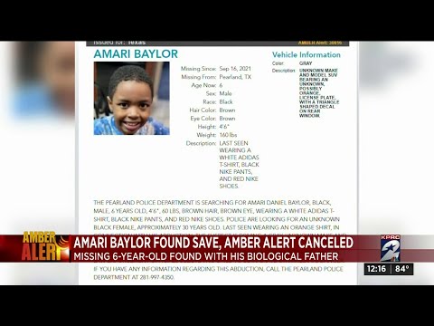 Thank TMH!! AMBER Alert Canceled 6-Year-Old Missing Boy Found With His Father