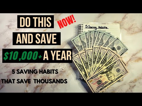 5 MONEY SAVING HABITS |  FRUGAL LIVING TIPS | TO SAVE THOUSANDS
