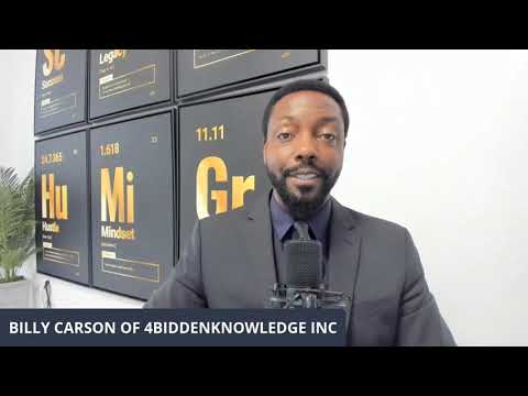 Invest In 4BiddenKnowledge with Carson of 4biddenowledge Inc
