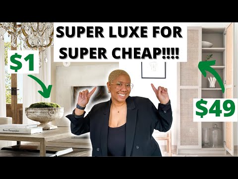 10 CHEAP Home Decor and Furniture Items that Look EXPENSIVE/LUXE! | Affordable Interior Design Tips!