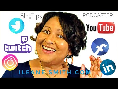 Conversation With Ileane Smith, Social Media, Live Streaming And YouTube Tutorials