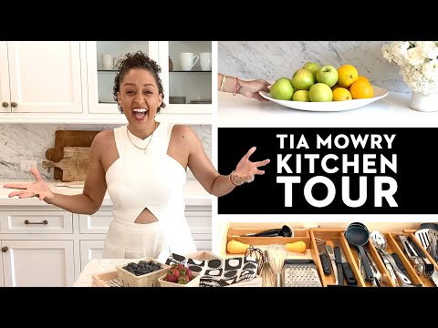 NEWFACE MAGAZINE LV MEDIA FEATURING: Tia Mowry Shows Us Her Perfectly Organized Kitchen | Good House