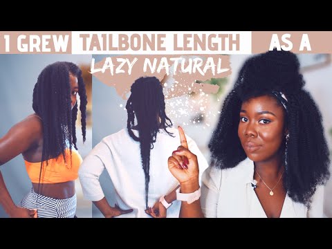 HOW I GREW MY NATURAL HAIR TO TAILBONE LENGTH AS A LAZY NATURAL | Obaa Yaa Jones