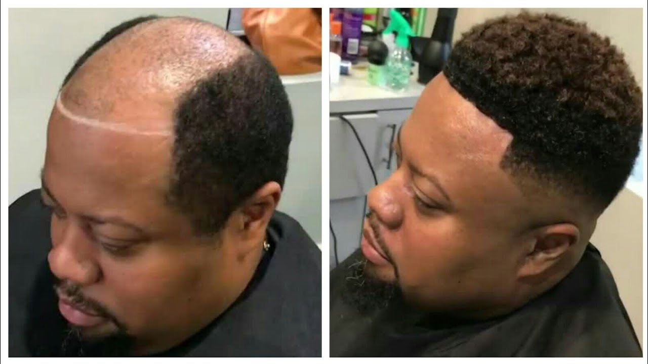 Man Weave Transformation Cut By John Cotton Afro Haircut INCREDIBLE.. Yep...